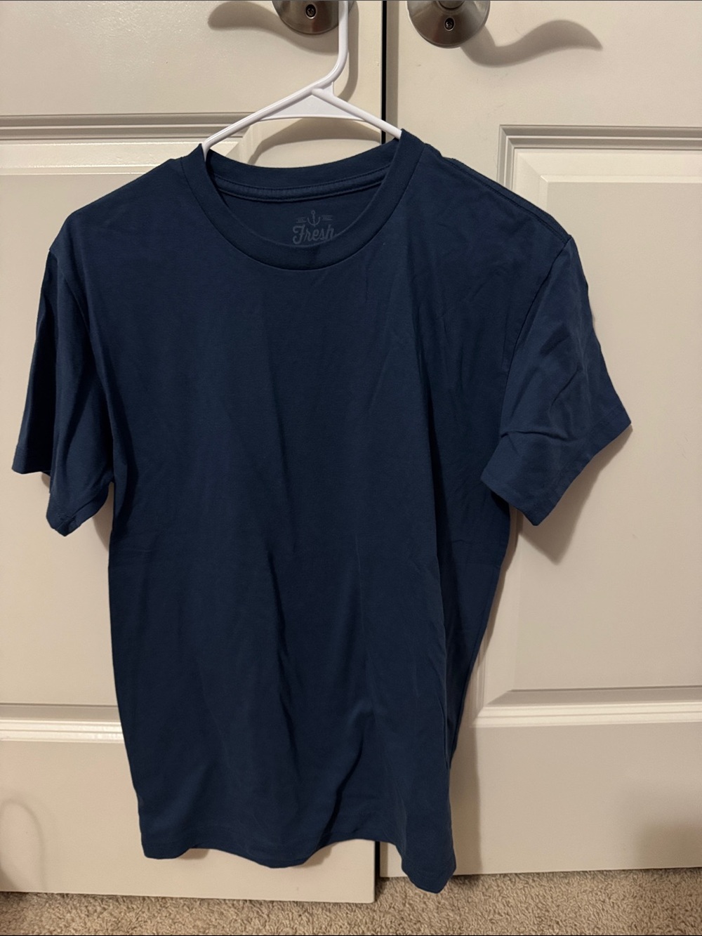 Fresh Clean Tees Navy Short Sleeve Crewneck Tee